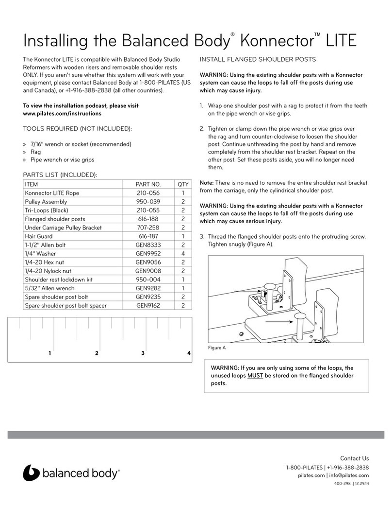 Balanced Body Konnector LITE Instruction Manual Balanced Body Konnector LITE Instruction Manual