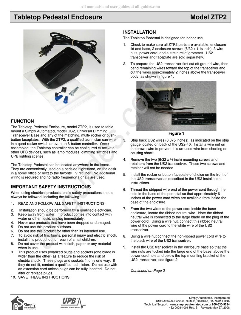 Simply Automated UPB ZTP2 instructions
