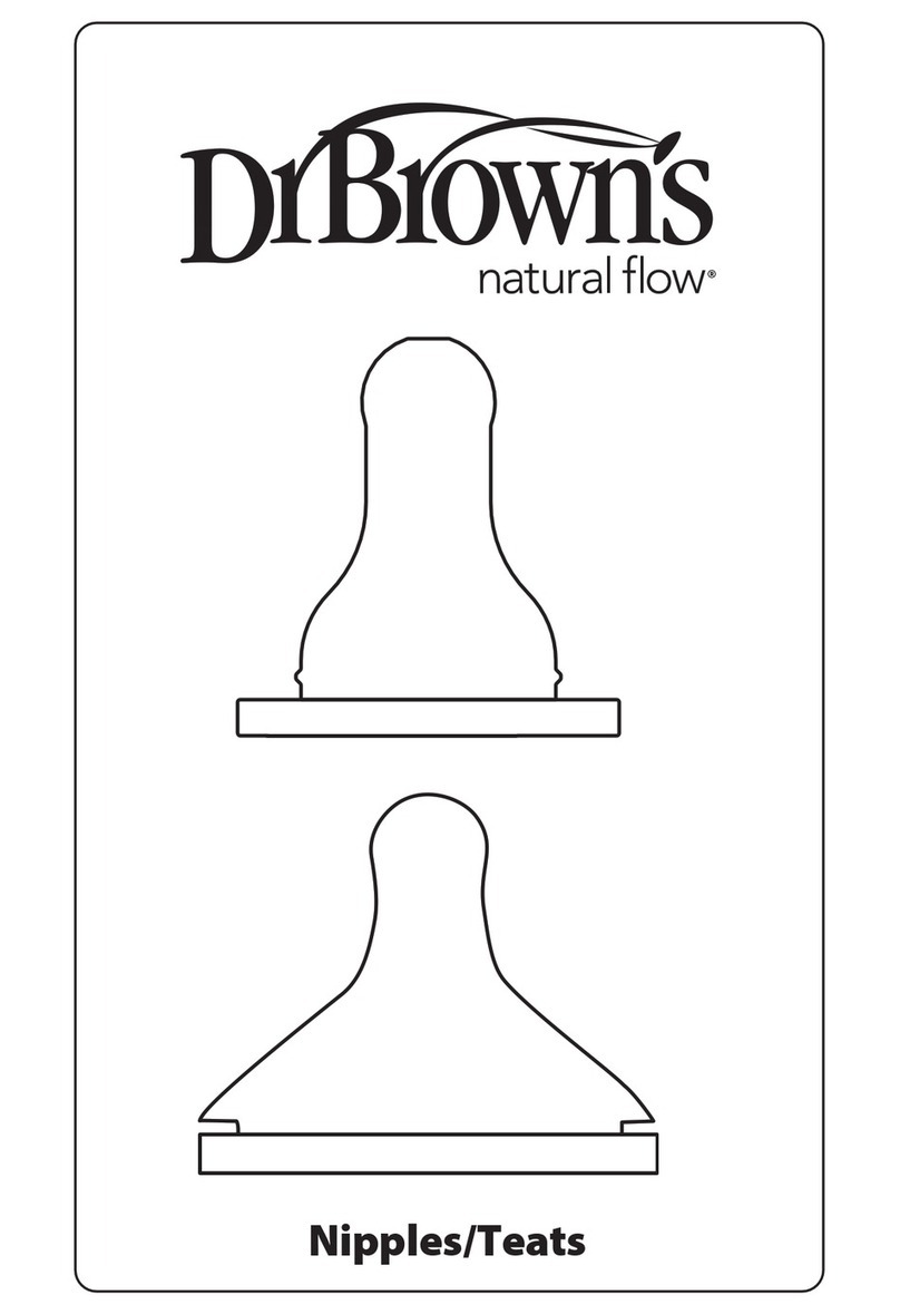 DrBrowns Natural Flow Nipple User manual