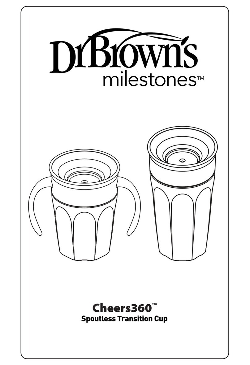 DrBrowns Milestones Cheers360 Spoutless Transition... User manual