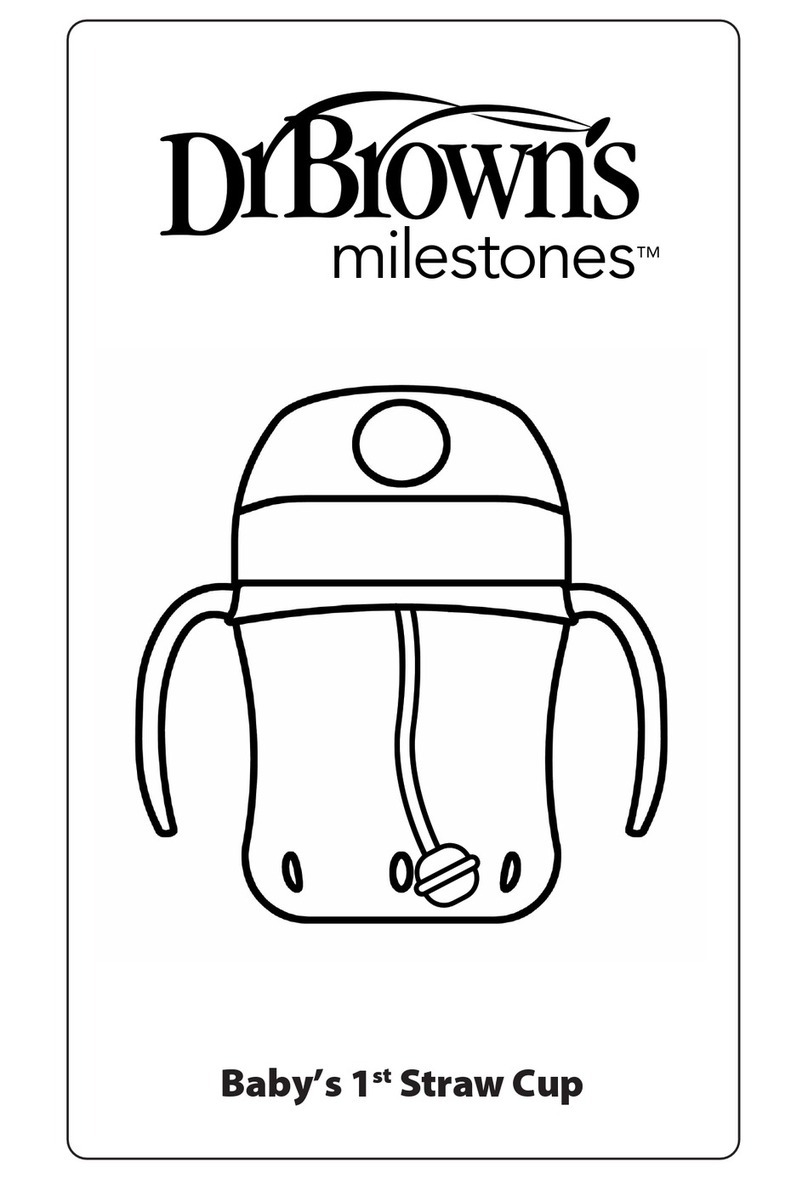 DrBrowns Milestones Baby's 1st Straw Cup quick start guide