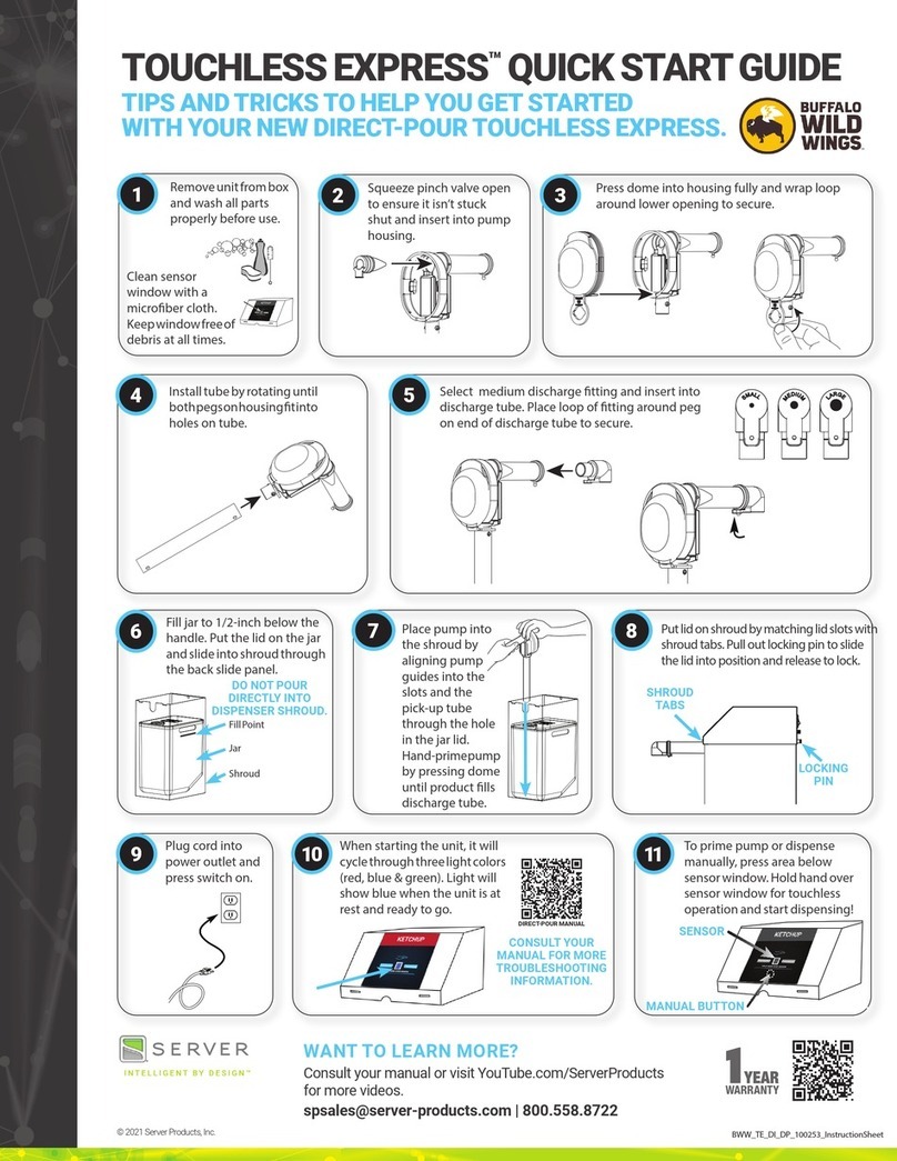 Server TOUCHLESS EXPRESS User manual Server TOUCHLESS EXPRESS User manual