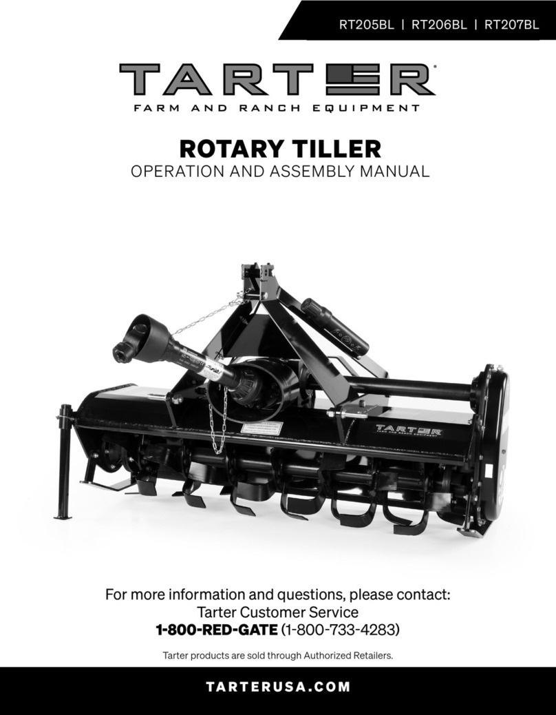 Tarter RT205BL User manual Tarter RT205BL User manual