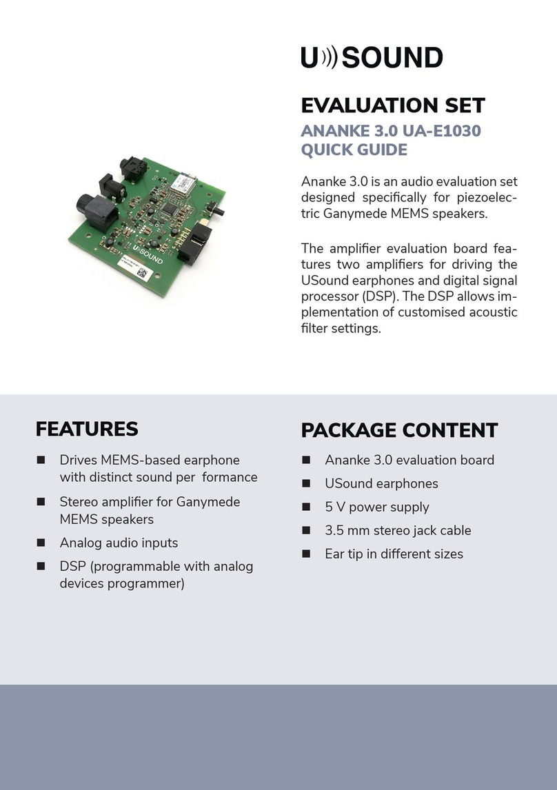 USOUND ANANKE 3.0 UA-E1030 quick guide