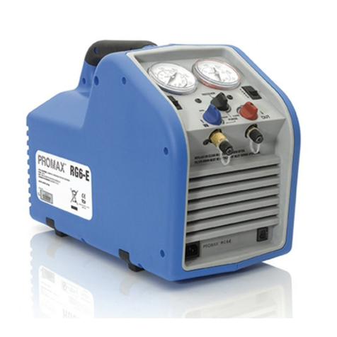 Promax RG6-E-230V Operation instructions