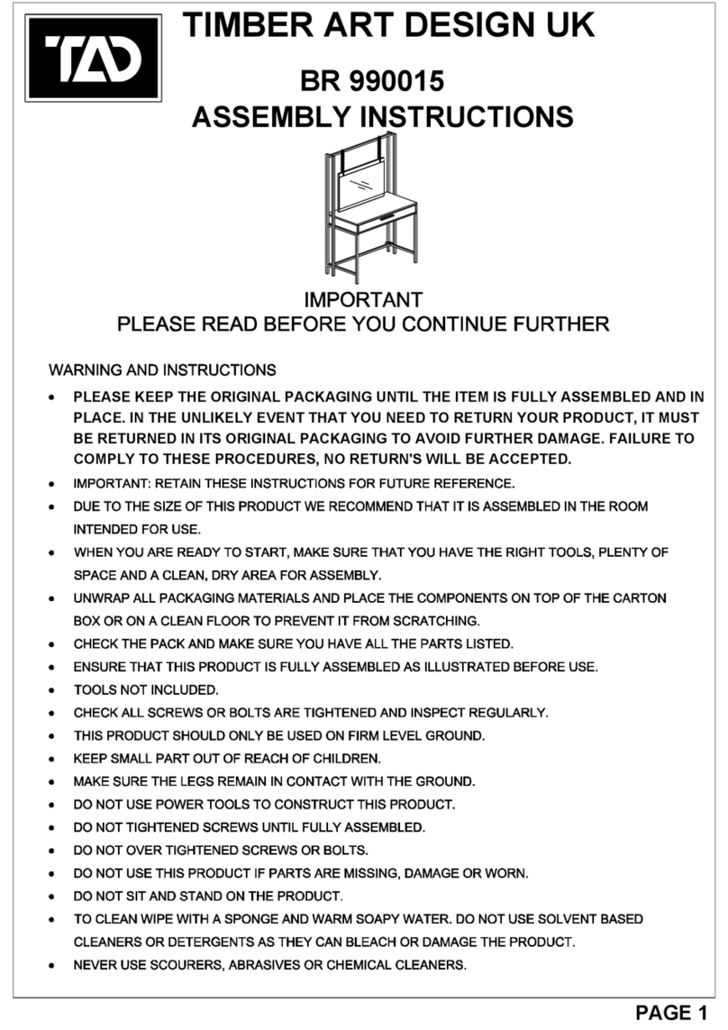 TAD BR 990015 Assembly instructions