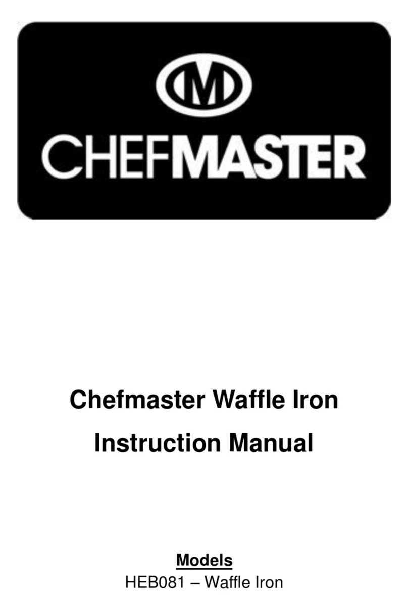 Chef-Master HEB081 instruction manual