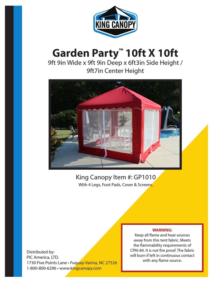 KING CANOPY GP1010 User manual