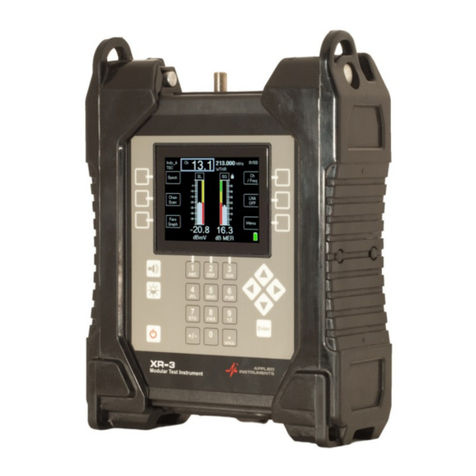 Applied Instruments XR-3 Operation manual