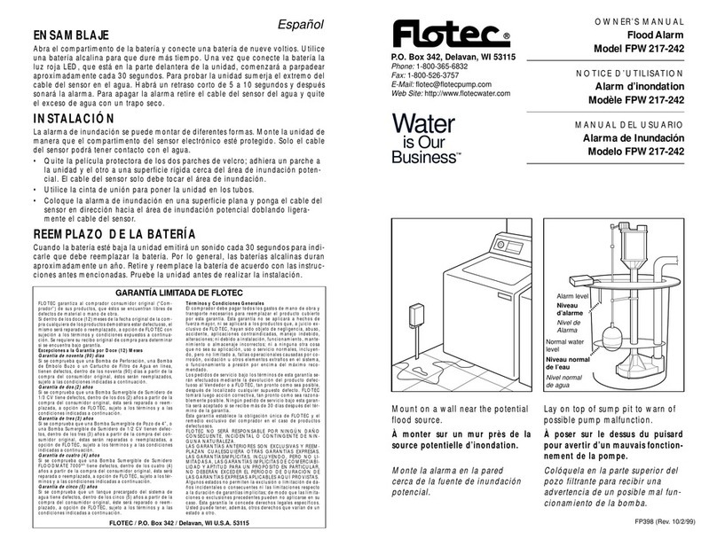 Flotec FPW217-242 owner's manual