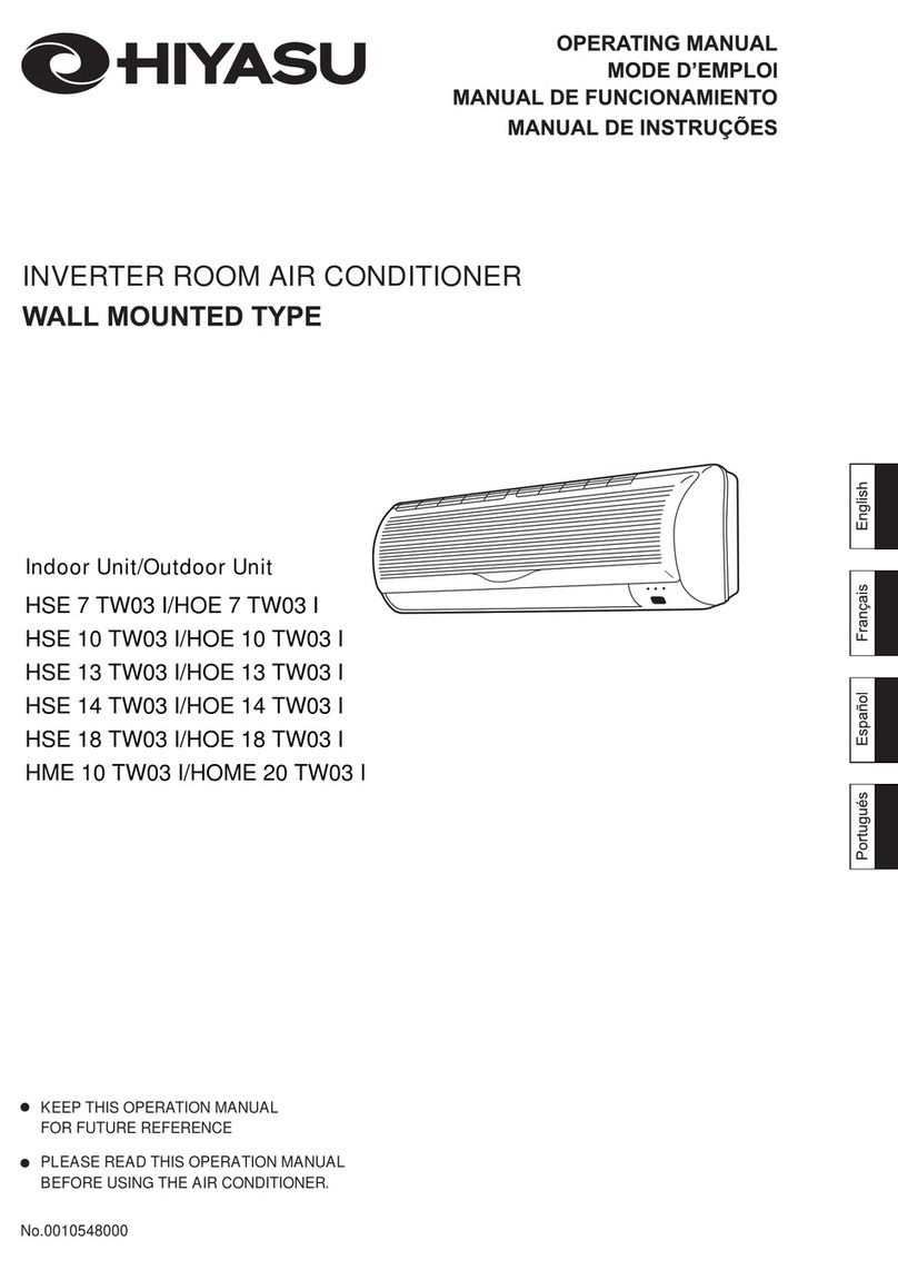 Hiyasu HSE 7 TW03 I/HOE 7 TW03 I User manual