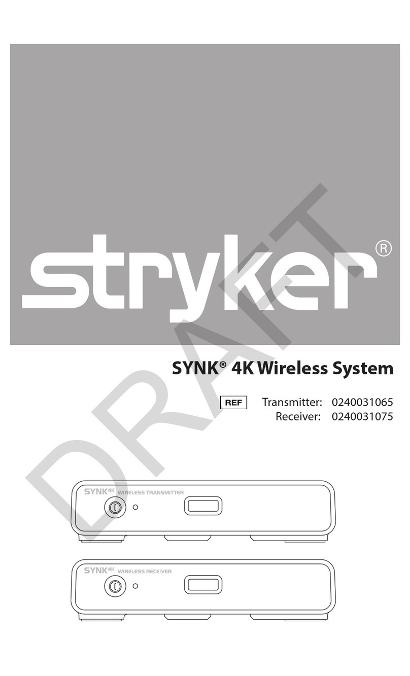 Stryker SYNK 4K Wireless System User manual