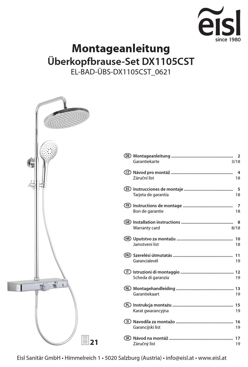 Eisl Sanitär DX1105CST User manual