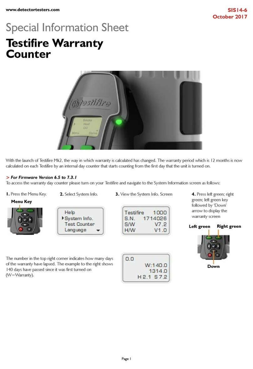 Testifire Mk2 Special Information Sheet