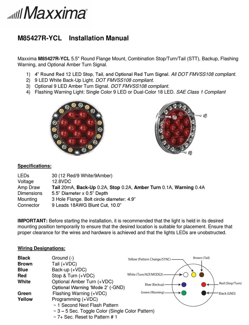 Maxxima M85427R-YCL installation manual