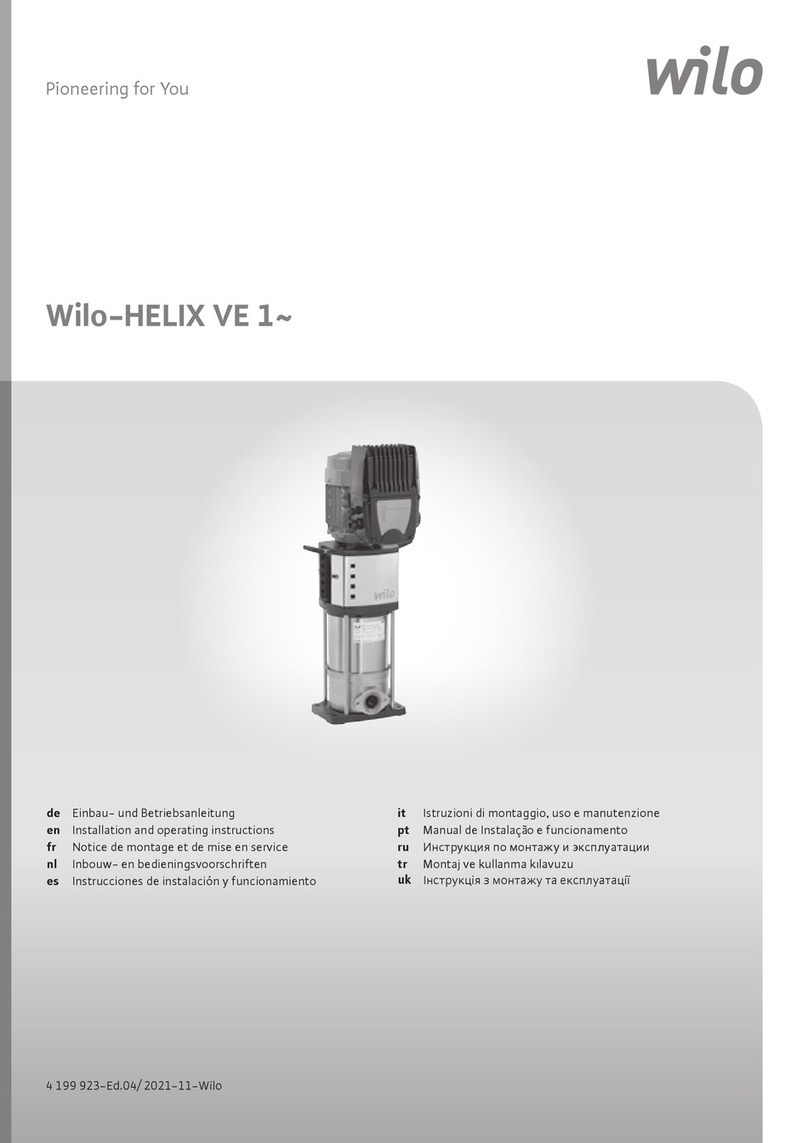 Wilo HELIX VE 1 Series User manual
