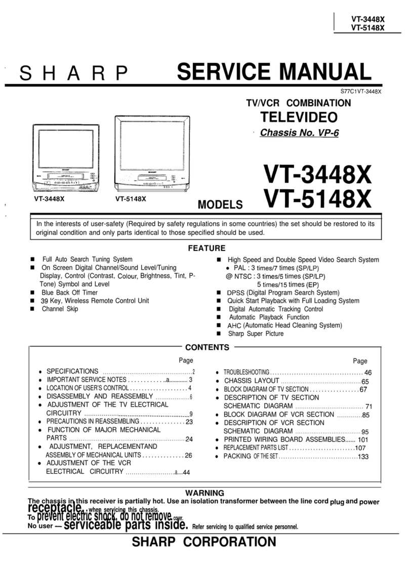 Sharp VT-3448X Service manual