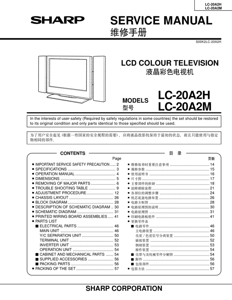 Sharp LC-20A2H User manual