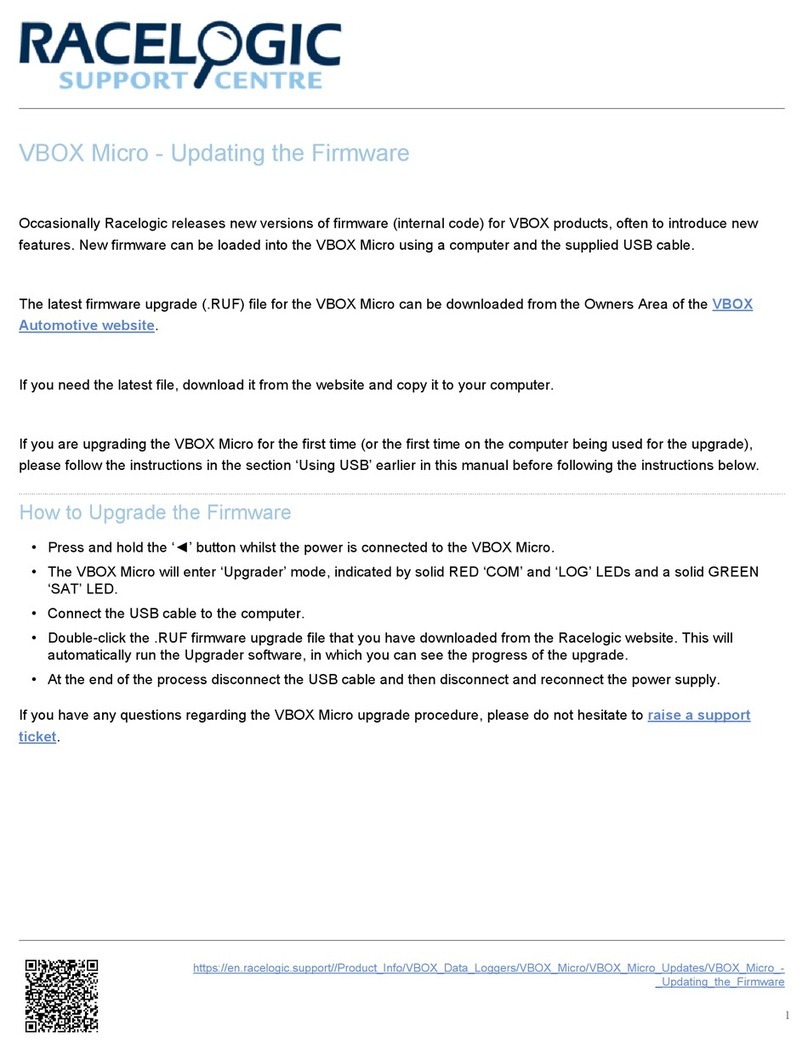 Racelogic VBOX Micro quick start guide