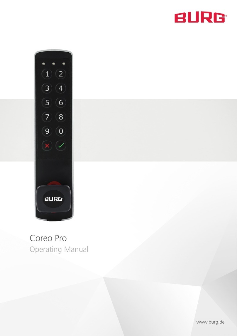 Burg Coreo Pro operating manual