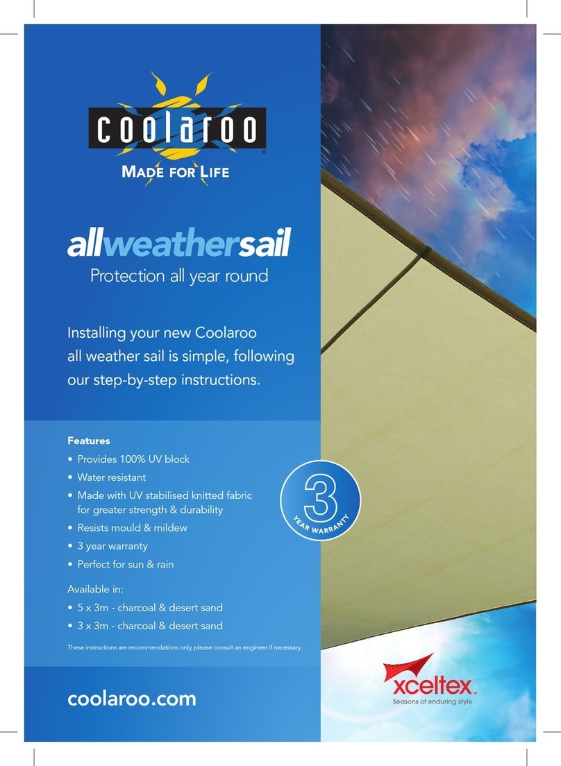 Coolaroo xceltex instructions
