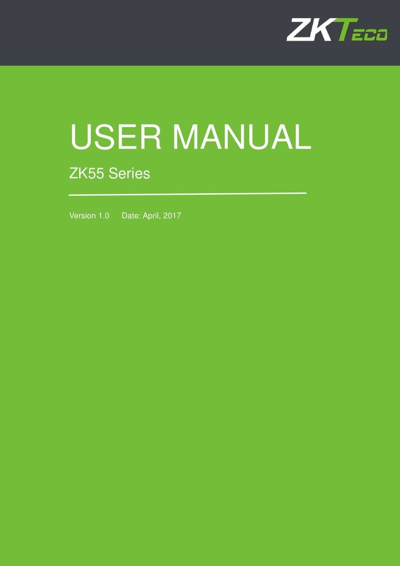 ZKTeco ZK55 Series user manual