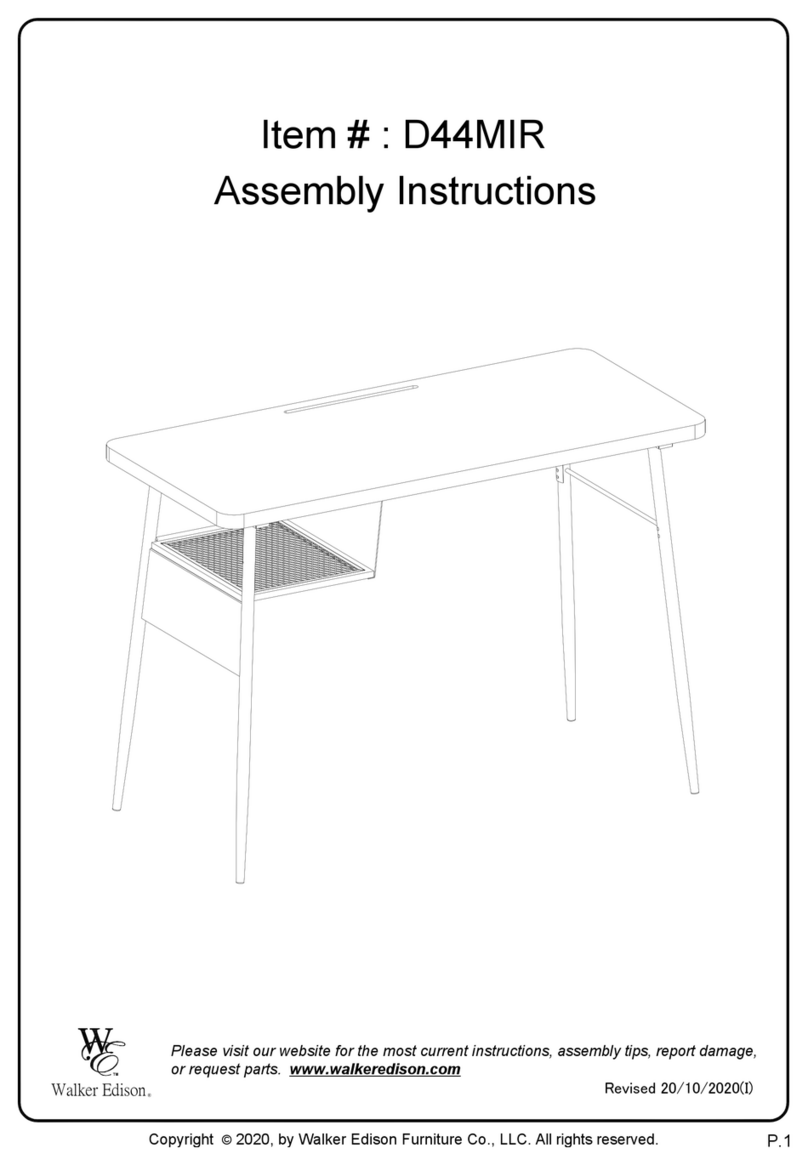 Walker Edison D44MIR User manual Walker Edison D44MIR User manual