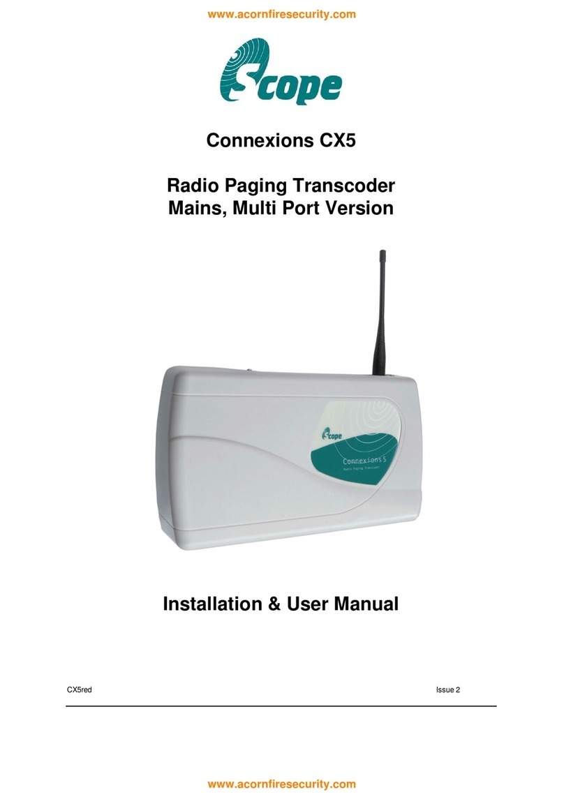 scope Connexions CX5E Instruction Manual