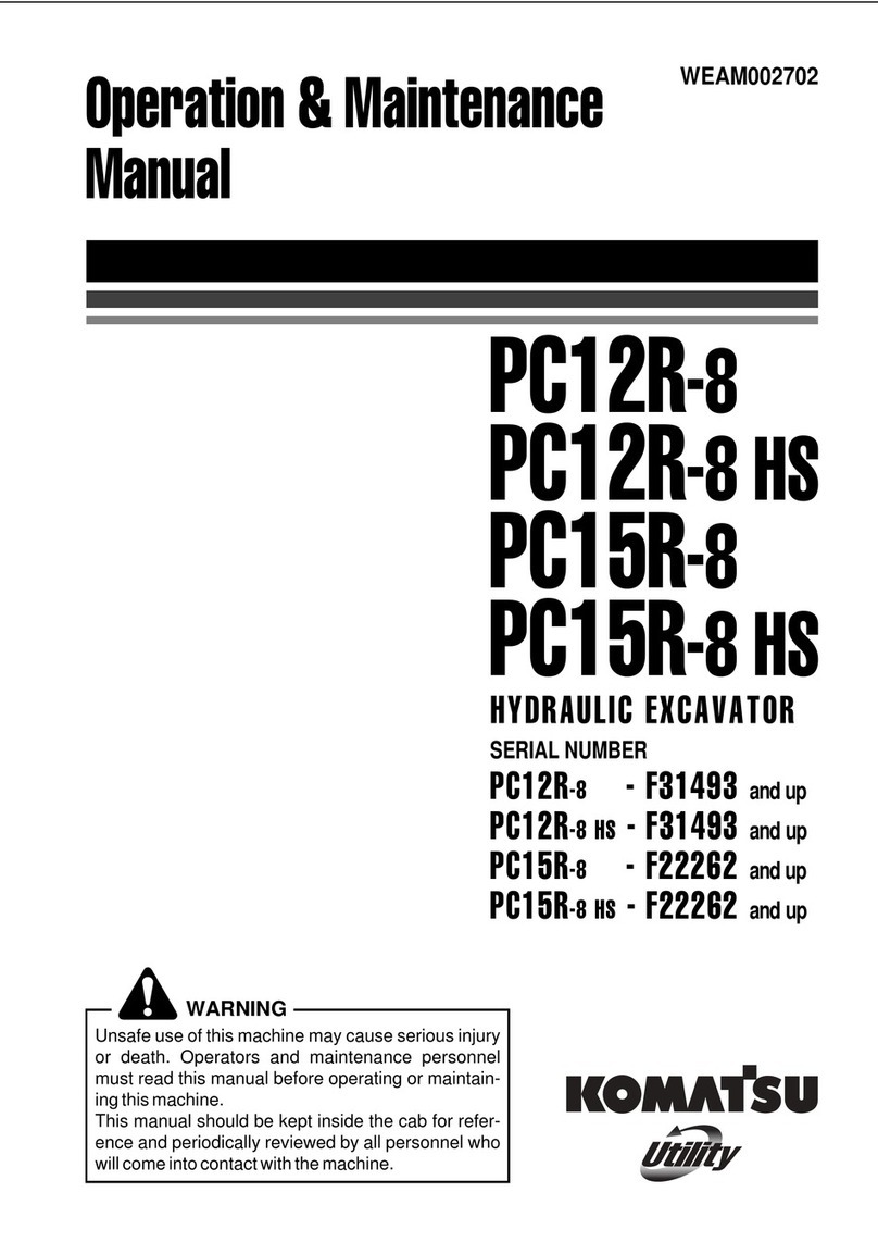 Komatsu PC12R-8 Operation & maintenance manual