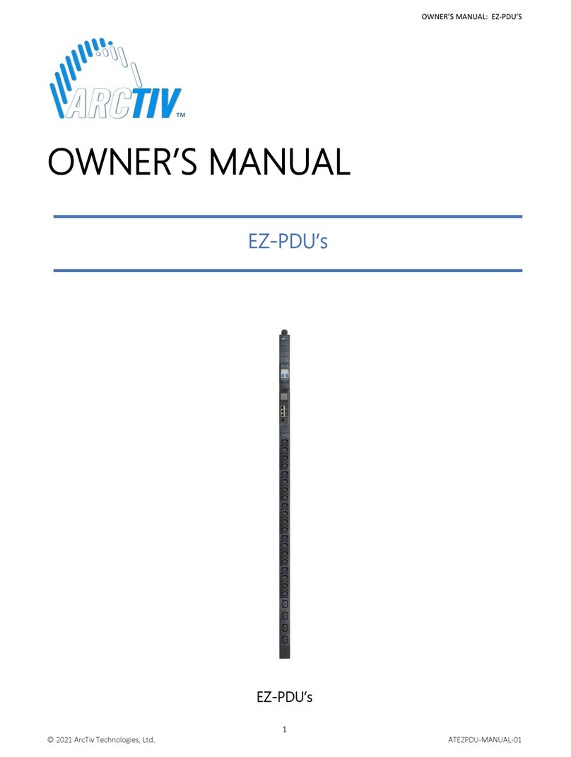 ArcTiv Technologies EZ-PDU's owner's manual