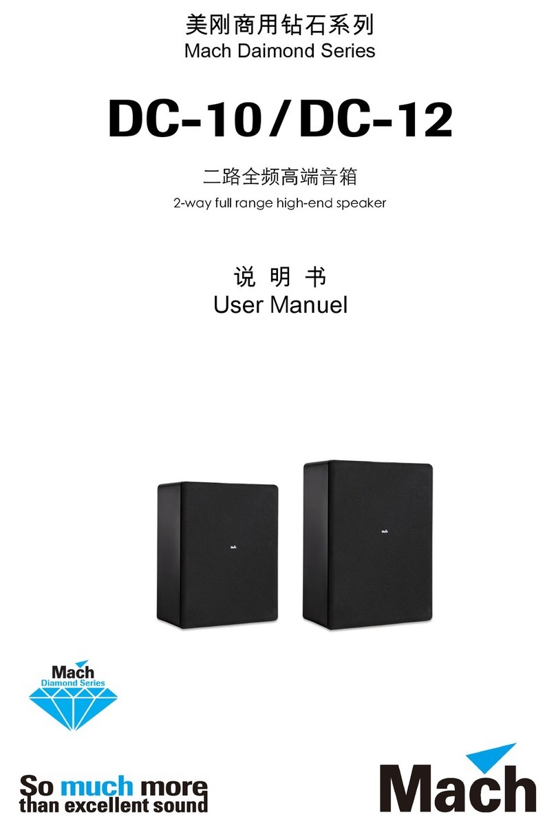 Mach Daimond Series user manual