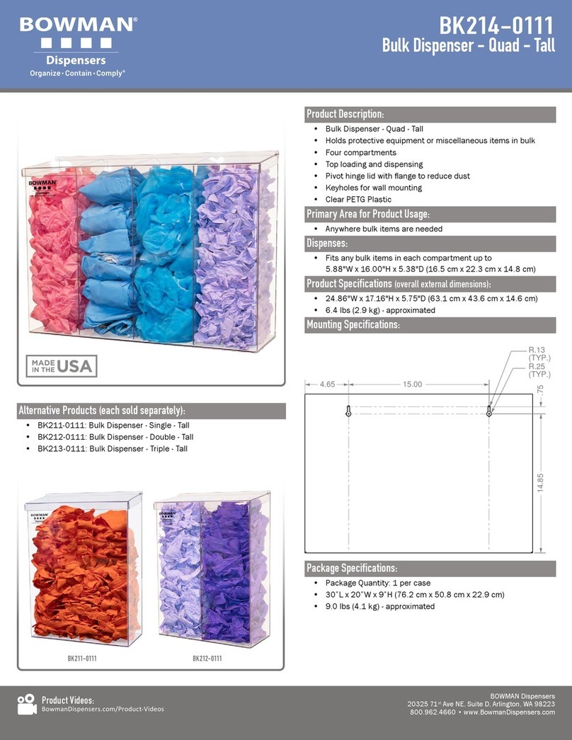 BOWMAN BK211-0111 User manual