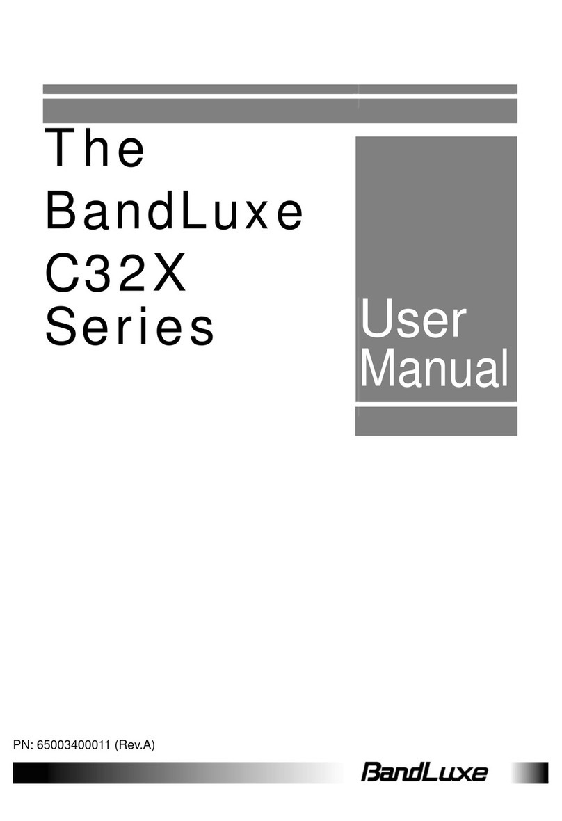 BandLuxe C32 Series user manual