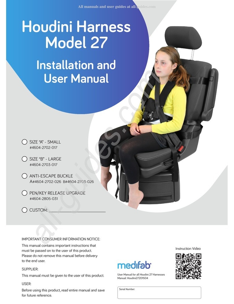 Medifab Houdini 27 User manual