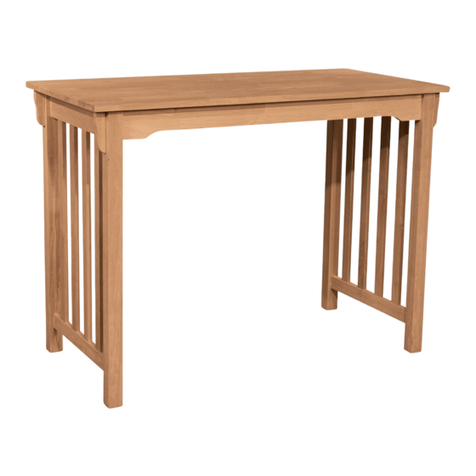 Unfinished Furniture of Wilmington T-2448 Assembly instructions