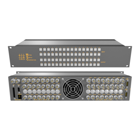 Matrix Switch Corporation MSC-2HD1632L User manual