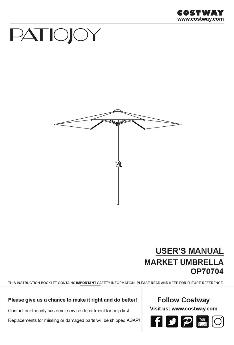 Costway PATIOJOY OP70704 User manual