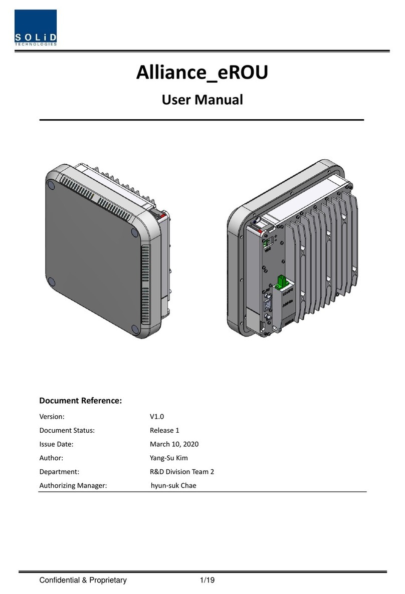 Solid Technologies Alliance eROU User manual