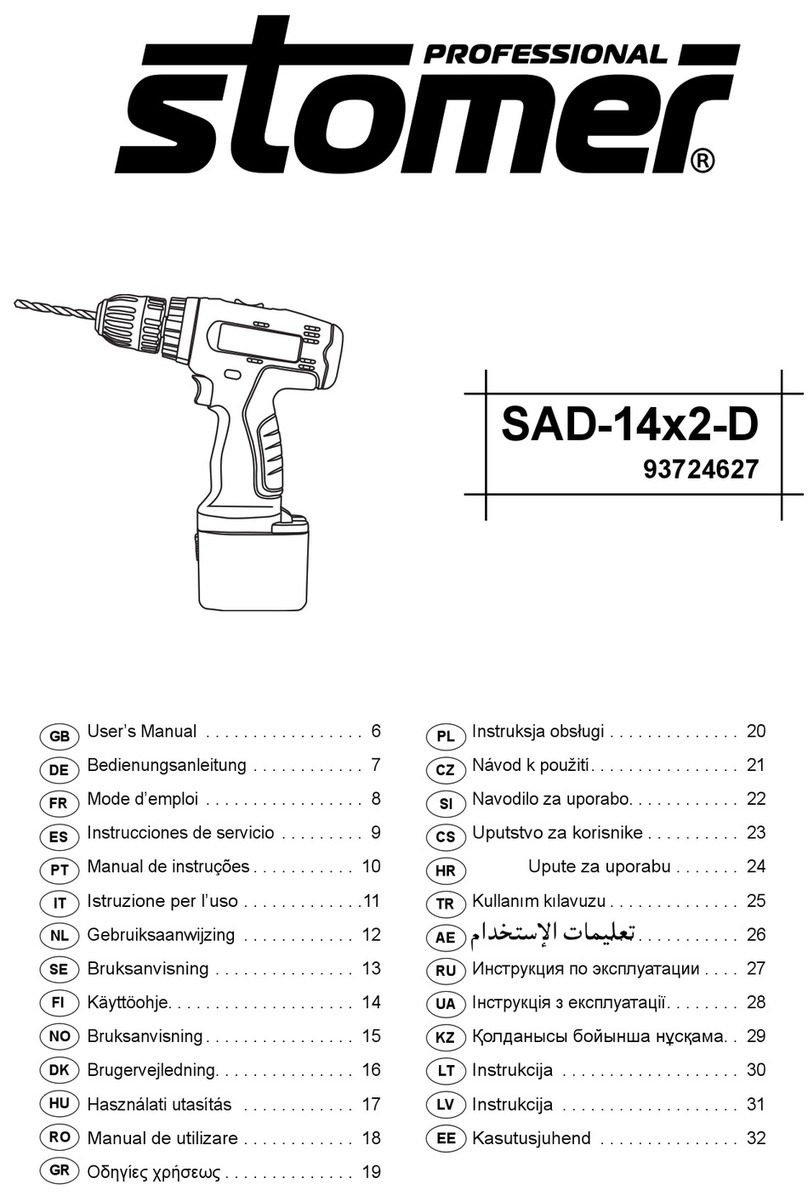 Stomer Professional SAD-14x2-D user manual