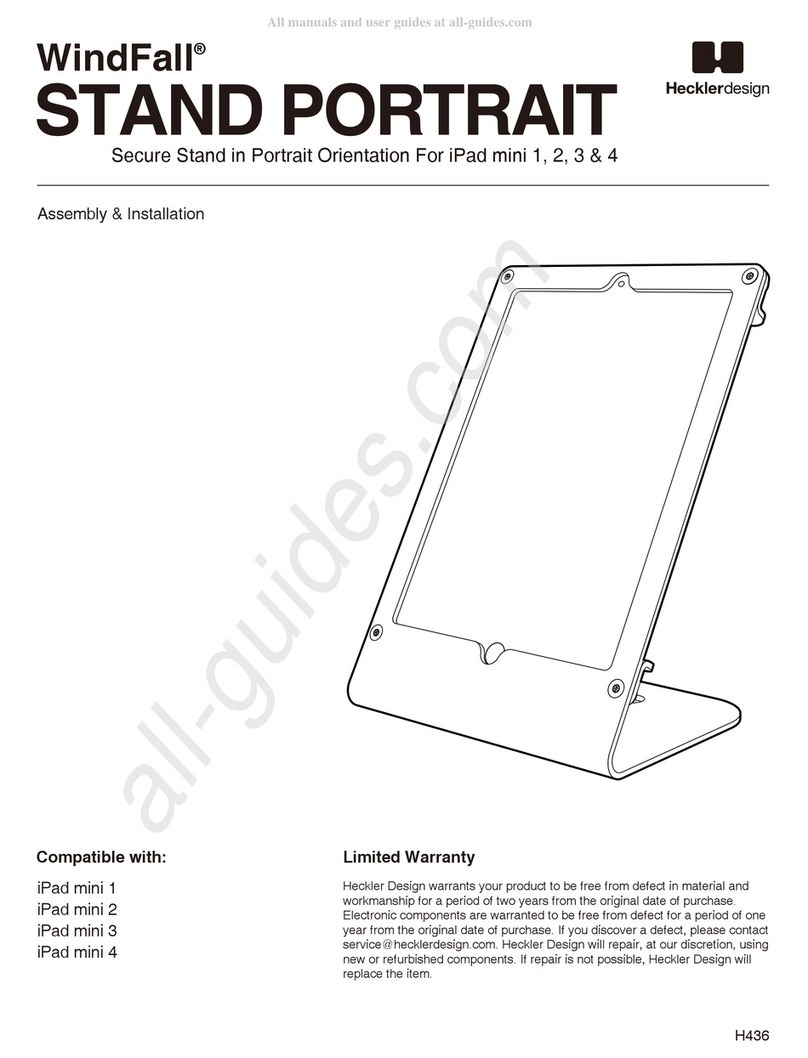 Heckler Design WindFall STAND PORTRAIT Assembly & installation