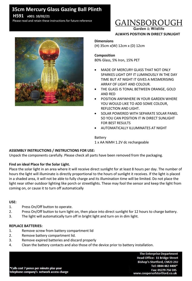 Gainsborough H591 User manual