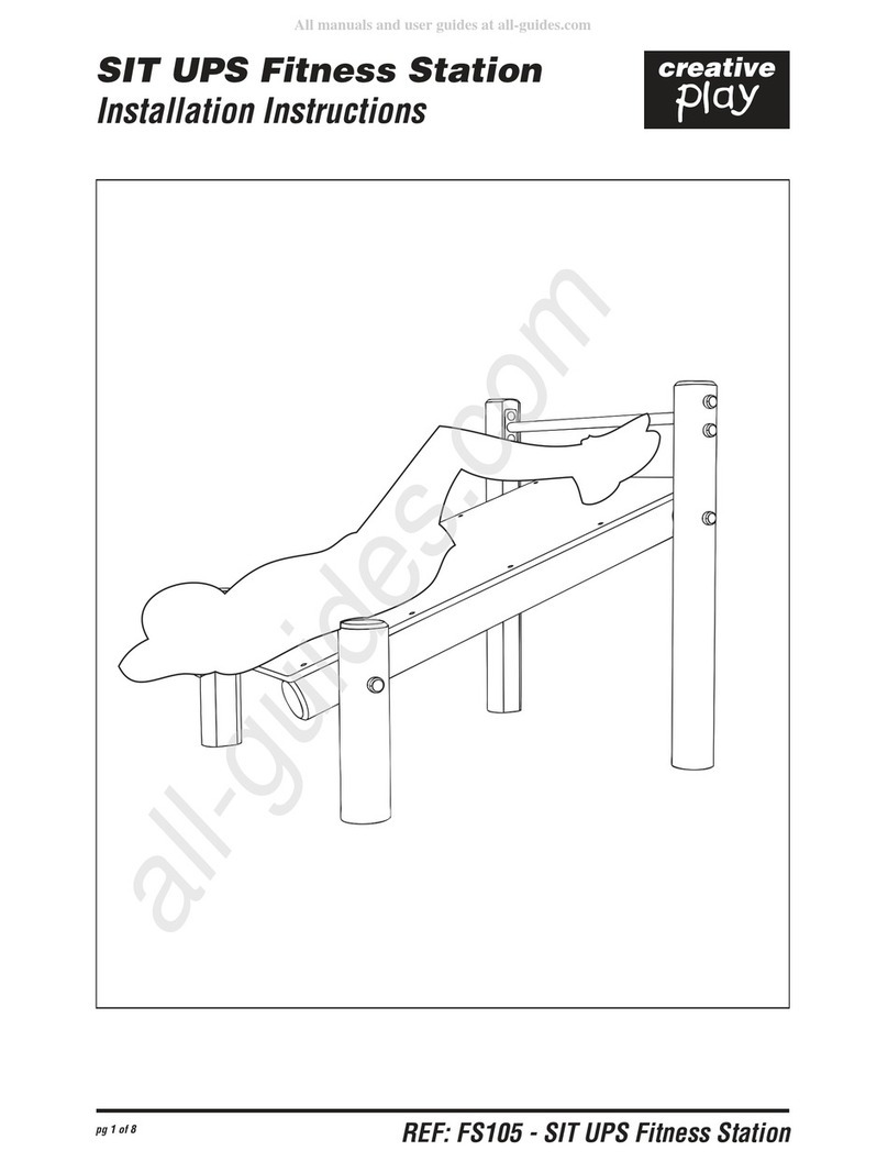 Creative Play SIT UPS installation instructions Creative Play SIT UPS installation instructions
