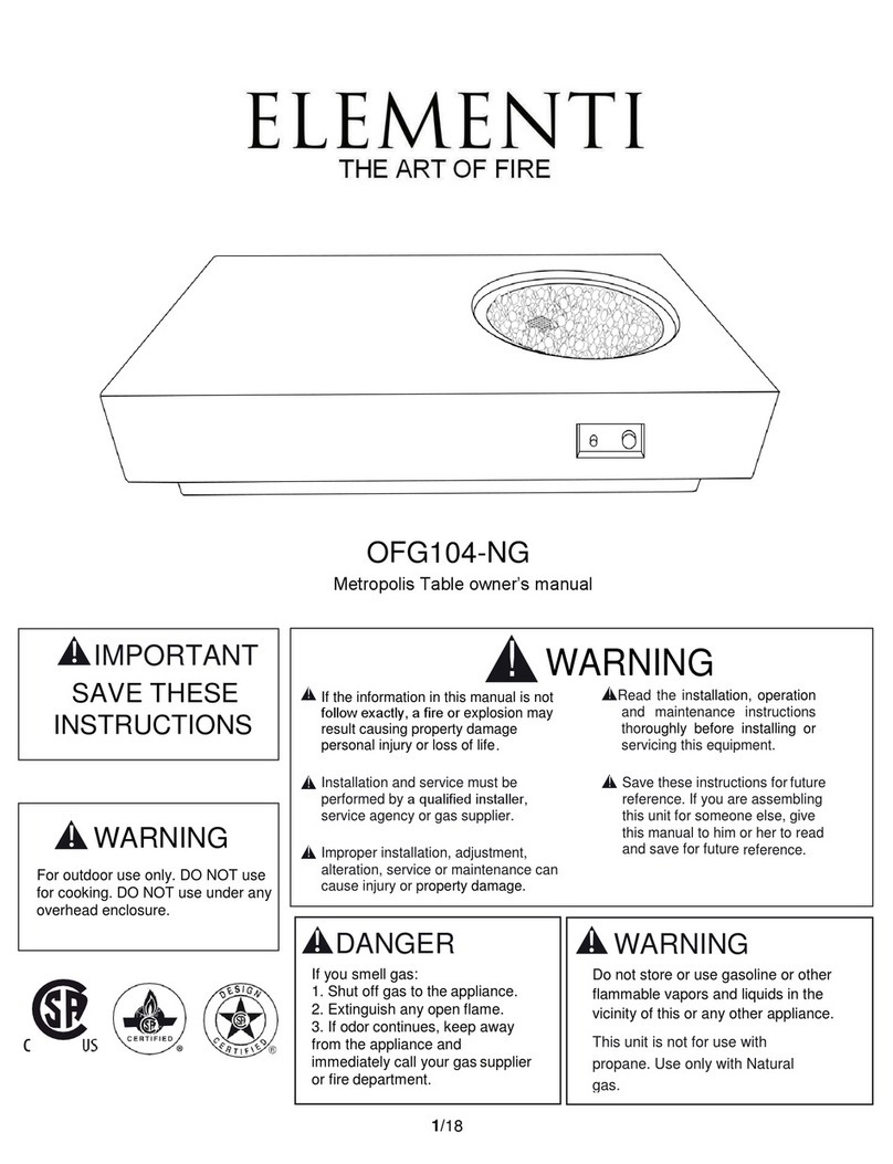 ELEMENTI OFG104NG User manual