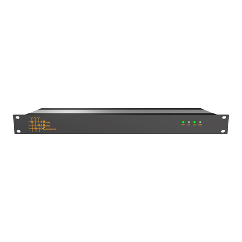 Matrix Switch Corporation MSC-HD84DES product manual Matrix Switch Corporation MSC-HD84DES product manual