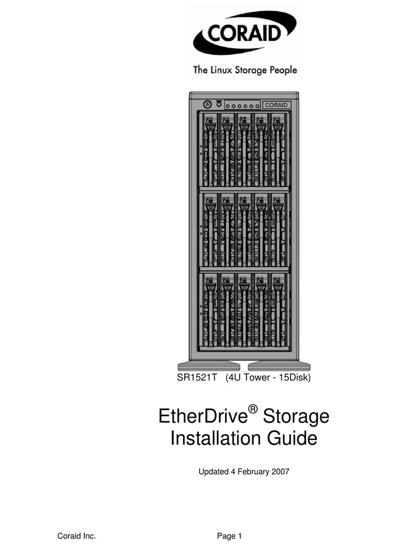 Coraid EtherDrive SR1521T installation guide