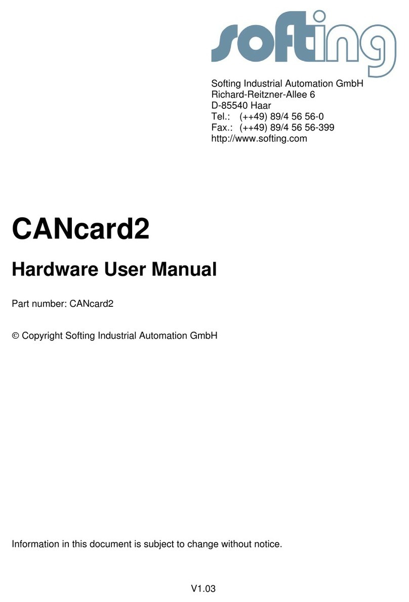Softing CANcard2 Instructions for use