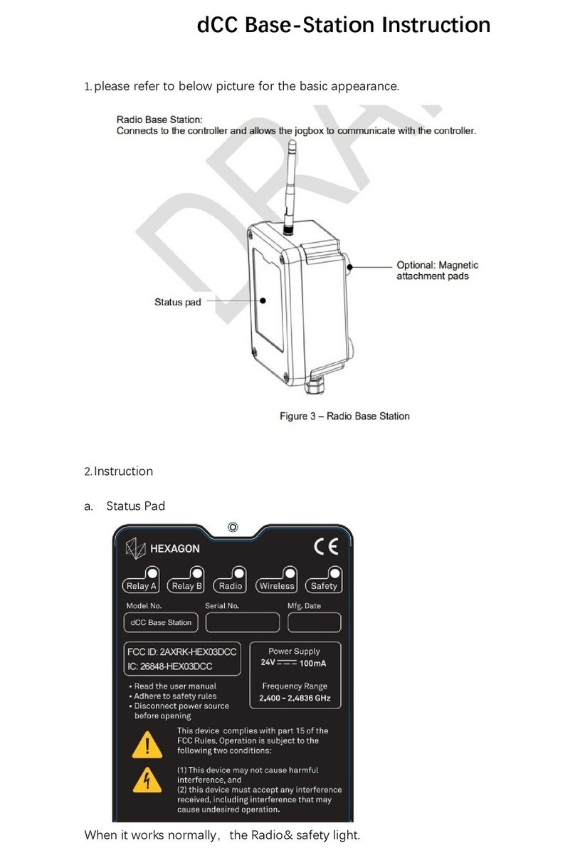 Hexagon Metrology HEX03DCC User manual