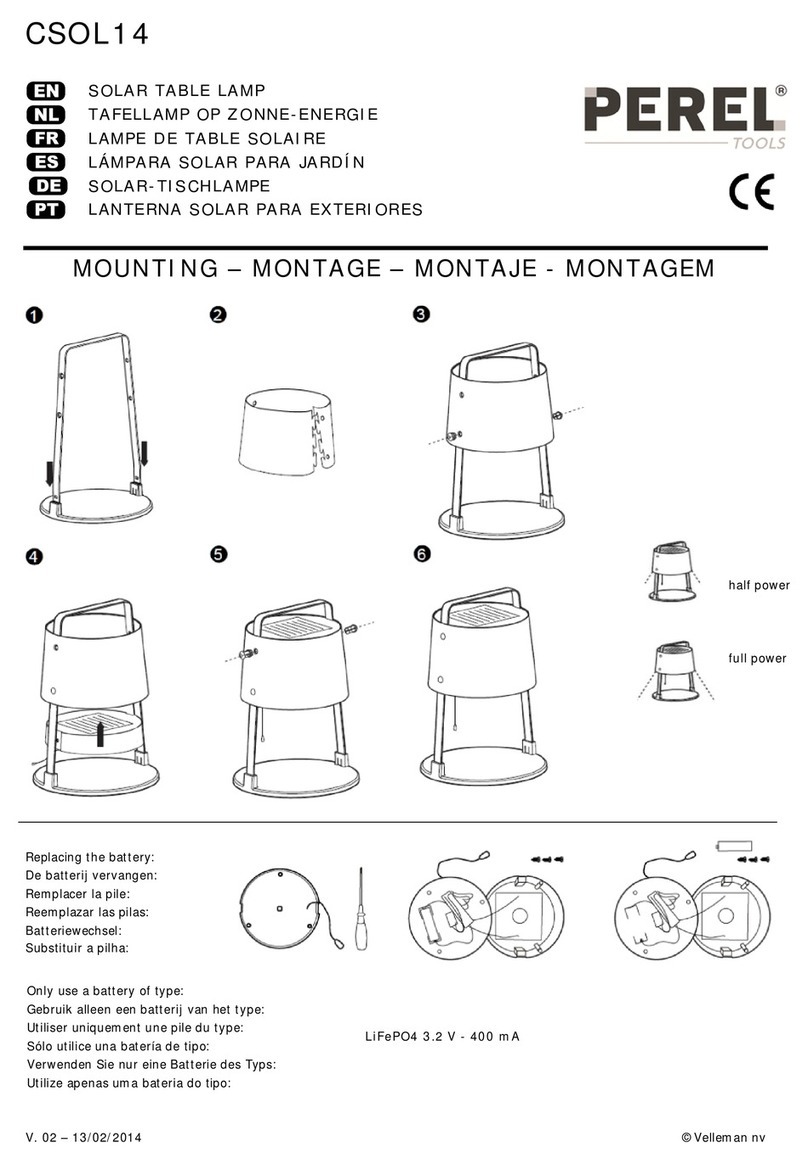 Velleman Perel Tools CSOL14 Guide