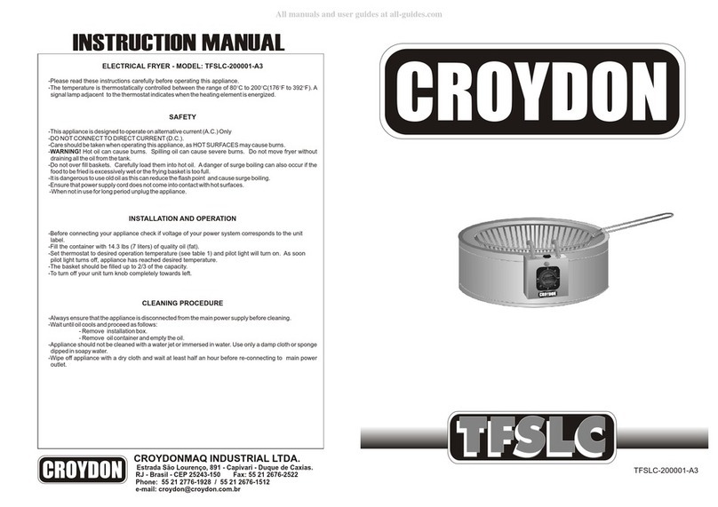 croydon TFSLC-200001-A3 User manual