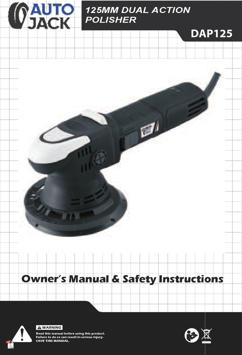 Autojack DAP125 Owner's manual & safety instructions